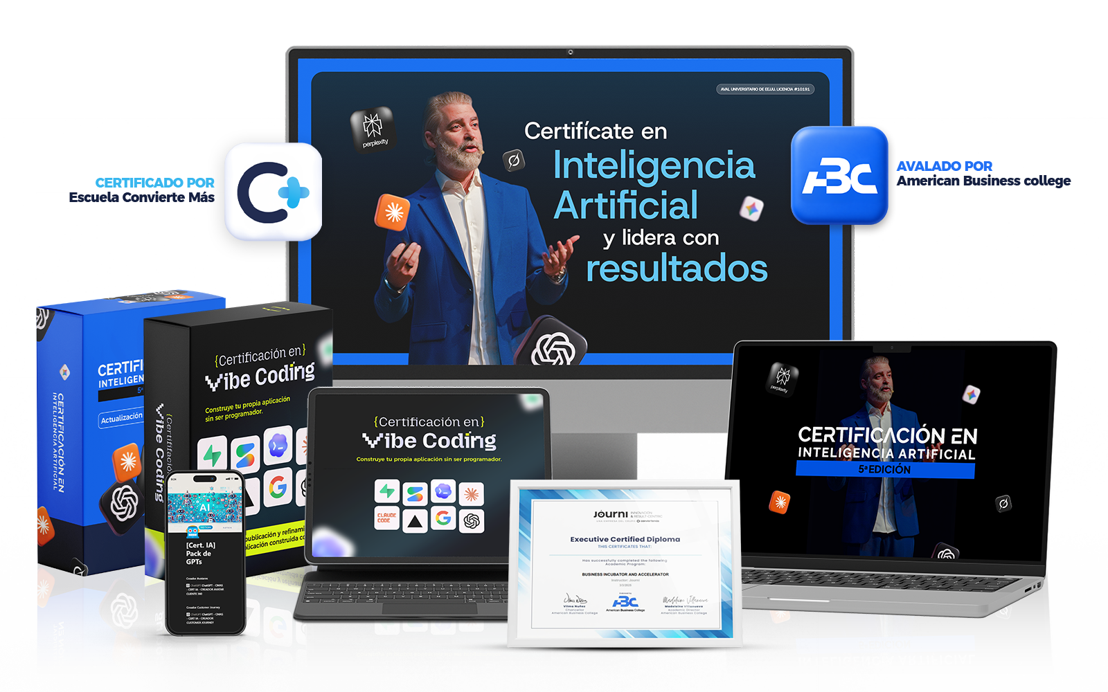 Todo lo que incluye la certificación dual de Convierte Más