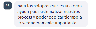 Testimonio de estudiante 4