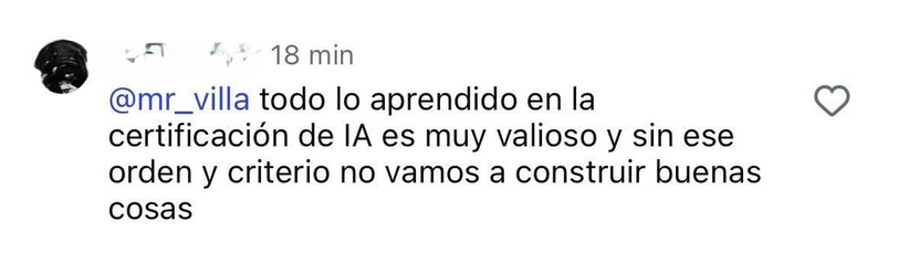 Testimonio de estudiante 15