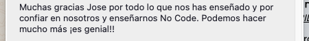 Testimonio de estudiante 25