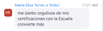 Testimonio de estudiante 27